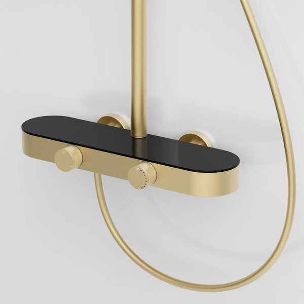 Komplet za prhanje Rea Creo Brush Gold