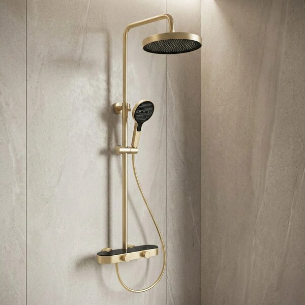 Komplet za prhanje Rea Creo Brush Gold