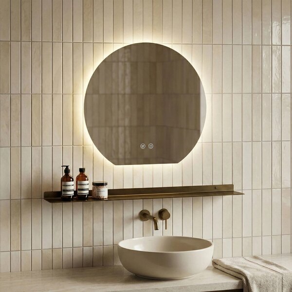 Stensko ogledalo LED 70cm Fabio