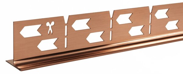 Lestev za tuš kabino 100cm Brush Copper