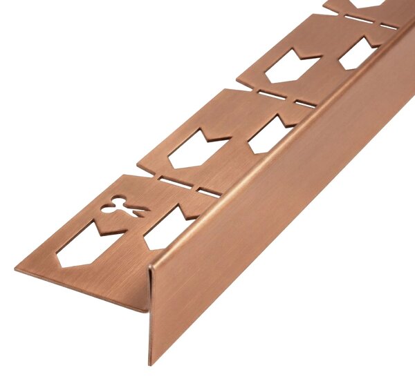 Lestev za tuš kabino 100cm Brush Copper