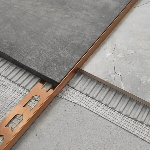 Lestev za tuš kabino 100cm Brush Copper