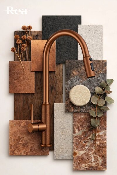 Kuhinjski mešalnik Rea Master Brush Copper