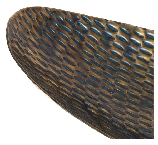 Kovinski dekorativni pladenj 48x16 cm Bronze – Ixia