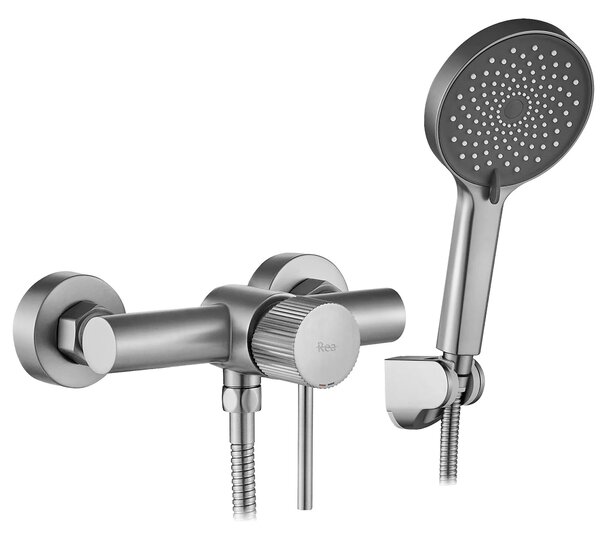 Mešalnik za prho REA Lungo Stripe BRUSH NICKEL