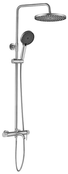 Komplet za prhanje Rea Lungo Stripe Brush Nickel