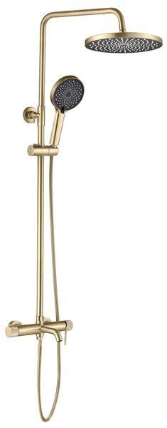 Komplet za prhanje Rea Lungo Stripe Brush Gold