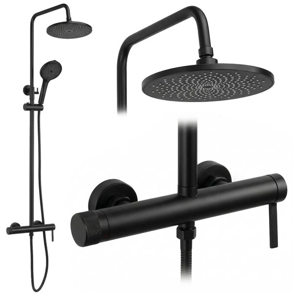 Komplet za prhanje Rea Rivo Black