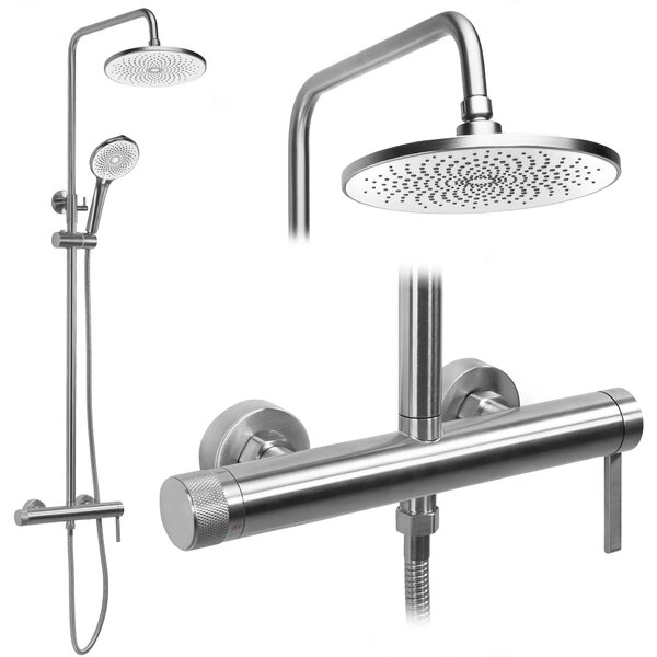 Komplet za prhanje Rea Rivo Brush Nickel