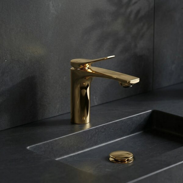 Armatura za umivalnik PREMIUM REA Vision Gold Low