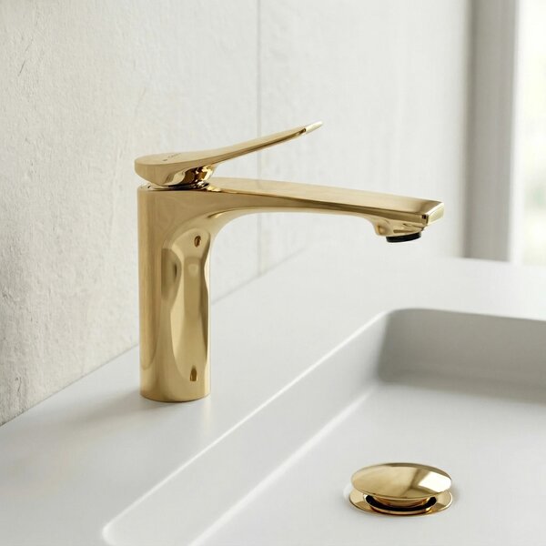 Armatura za umivalnik PREMIUM REA Vision Gold Low