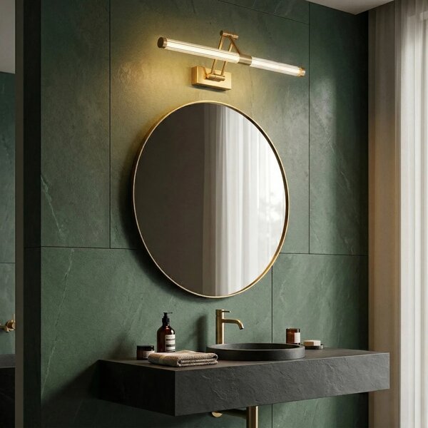 Kopalniška stenska LED svetilka APP1900-1W 60cm BRUSH GOLD