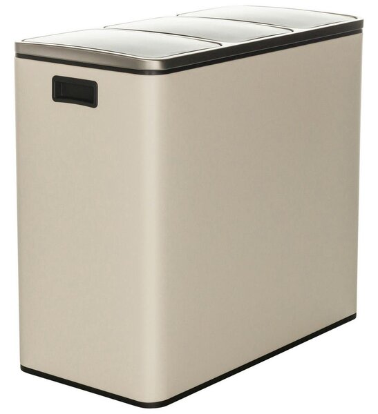 MID.YOU Koš Za Smeti Clean Ix, 3 X 18 L, Bež