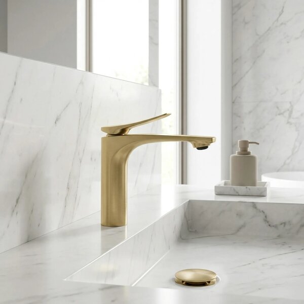 Armatura za umivalnik PREMIUM REA Vision Gold Low