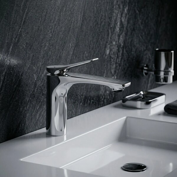 Armatura za umivalnik PREMIUM REA Vision Chrome Low