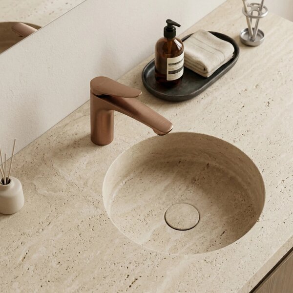 Armatura za umivalnik PREMIUM REA Vision Copper Brush Low