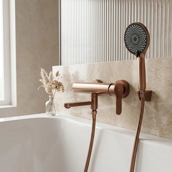 Armatura za kad Rea Arcos Brushed Copper