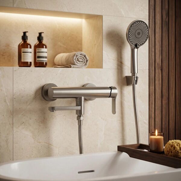 Armatura za kad Rea Arcos Brushed Nickel