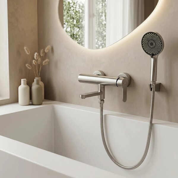 Armatura za kad Rea Arcos Brushed Nickel