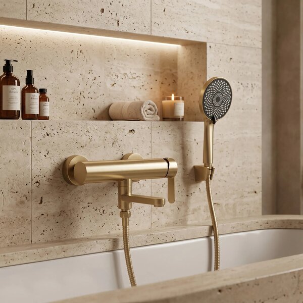 Armatura za kad Rea Arcos Brushed Gold