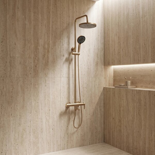 Tuš Set Rea Arcos brush gold