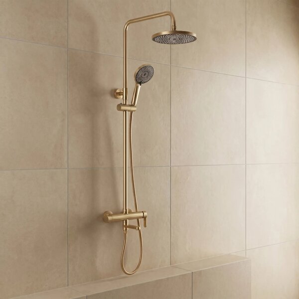 Tuš Set Rea Arcos brush gold