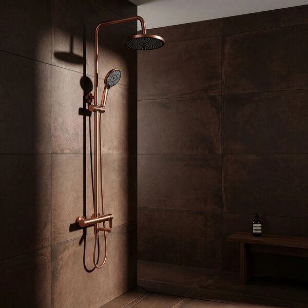 Tuš Set Rea Arcos brush copper