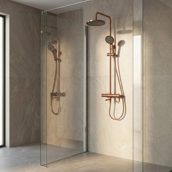 Tuš Set Rea Arcos brush copper