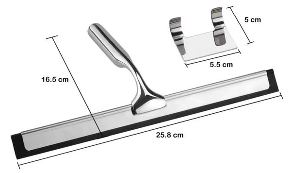 Brisalec za kopalnico Brush Copper