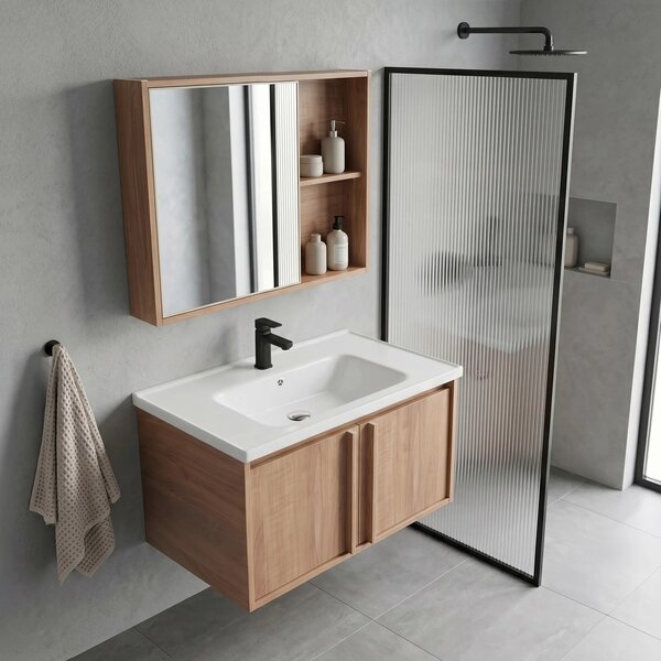 Komplet kopalniškega pohištva z umivalnikom Gama T25023 HHL 70CM
