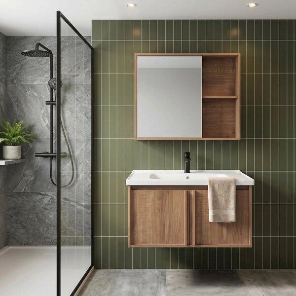 Komplet kopalniškega pohištva z umivalnikom Gama T25023 HHL 70CM