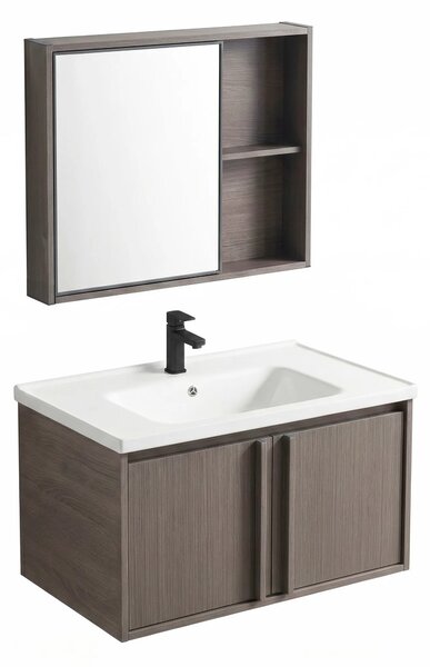 Komplet kopalniškega pohištva z umivalnikom Gama T25023 KJM 70CM