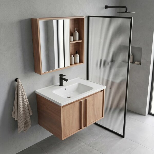 Komplet kopalniškega pohištva z umivalnikom Gama T25023 HHL 60CM