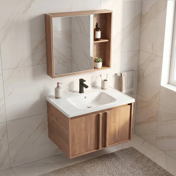 Komplet kopalniškega pohištva z umivalnikom Gama T25023 HHL 60CM
