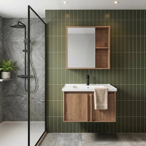 Komplet kopalniškega pohištva z umivalnikom Gama T25023 HHL 60CM