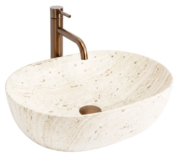 Umivalnik REA Amelia Travertine Classic 48