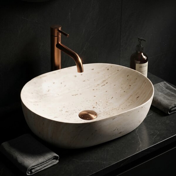 Umivalnik REA Amelia Travertine Classic 48