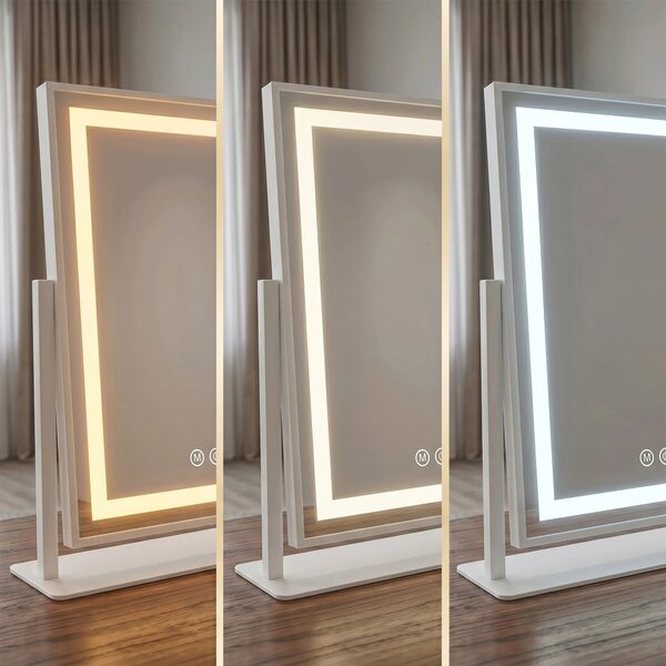 Stensko ogledalo LED LUMI White 30x40cm