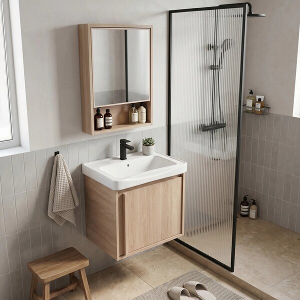 Komplet kopalniškega pohištva z umivalnikom Gama T25023 BXM 50CM
