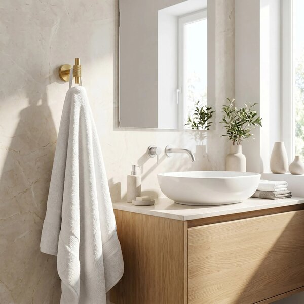 Kopalniški obešalnik 29104 Riwon Brush Gold
