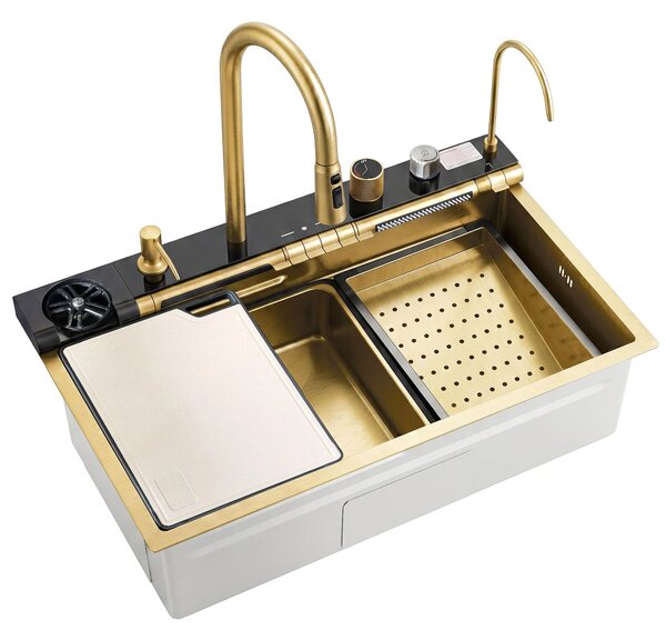 Večnamensko jekleno korito 10 v 1 REA Alonzo Brush Gold