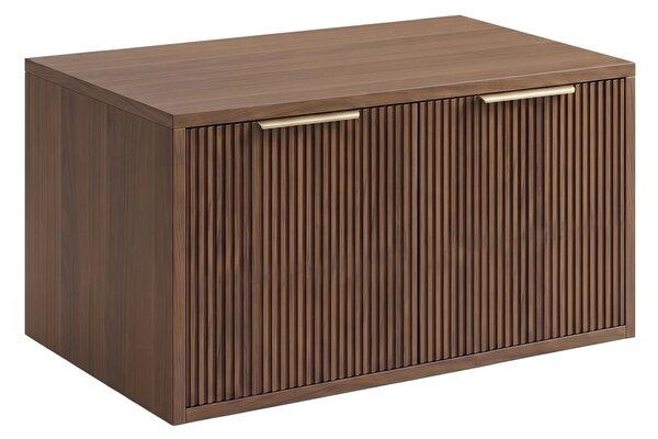 Kopalniška omarica pod umivalnikom Rea Core 80cm Brown