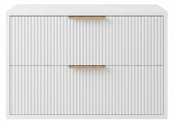 Kopalniška omarica pod umivalnikom Rea Mono 60cm White