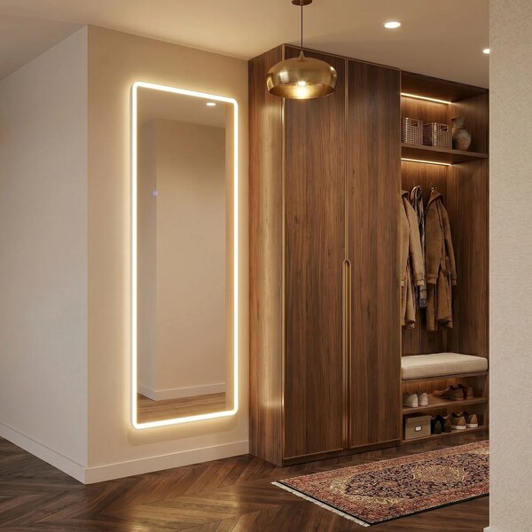 Ogledalo LED Classico 60x170cm White