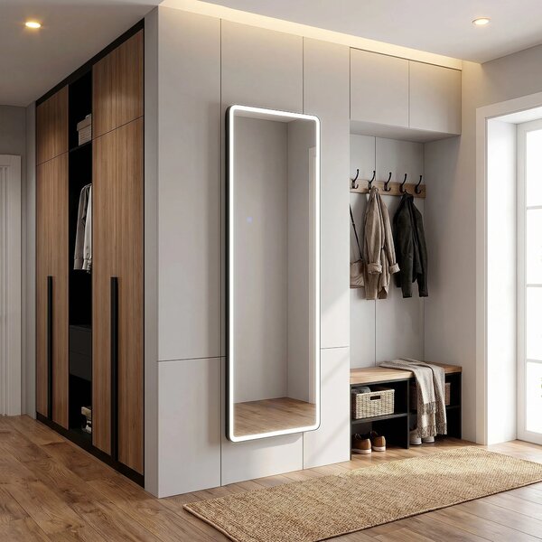 Ogledalo LED Classico 60x170cm Black