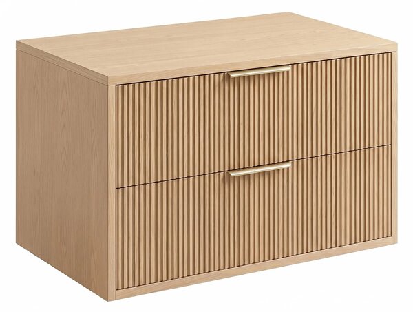 Kopalniška omarica pod umivalnikom Rea Mono 80cm Beige