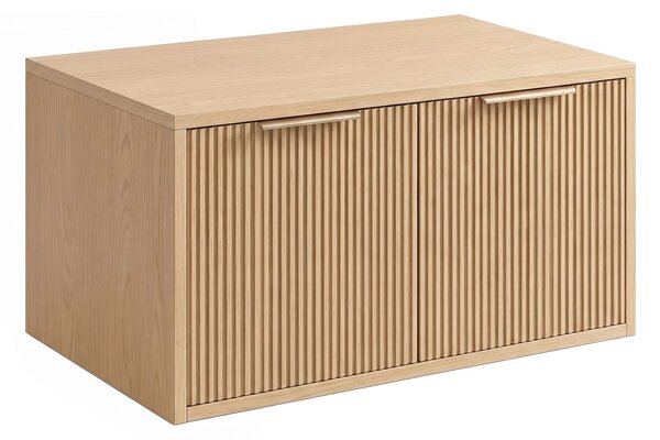 Kopalniška omarica pod umivalnikom Rea Core 80cm Beige