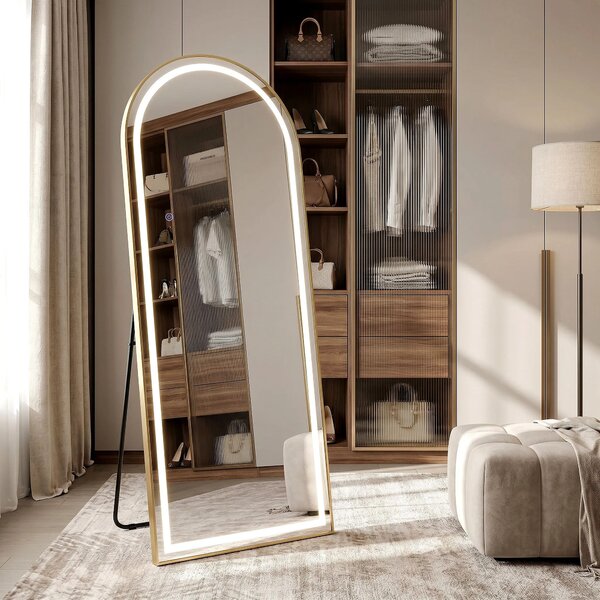 Ogledalo LED Orbit 50x160cm Brush Gold