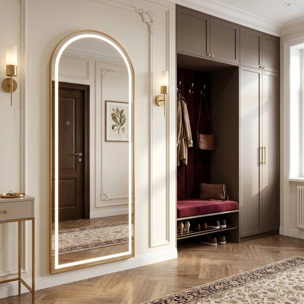 Ogledalo LED Orbit 50x160cm Brush Gold