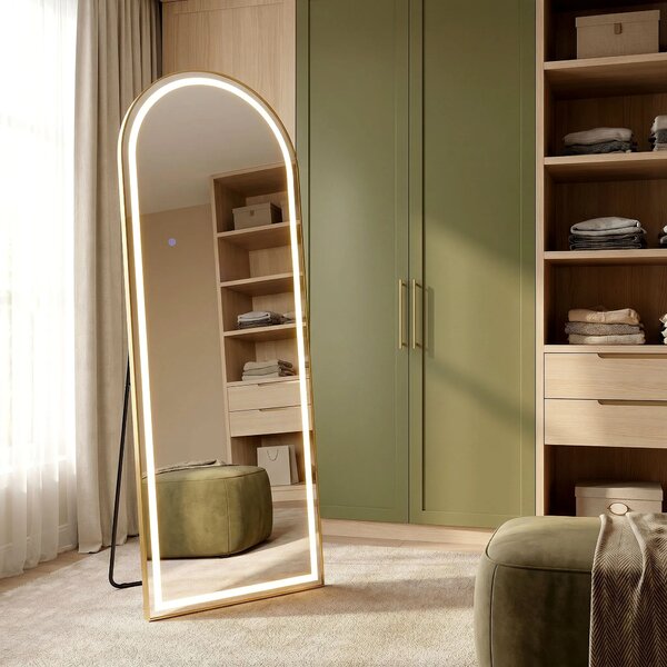 Ogledalo LED Orbit 50x160cm Brush Gold